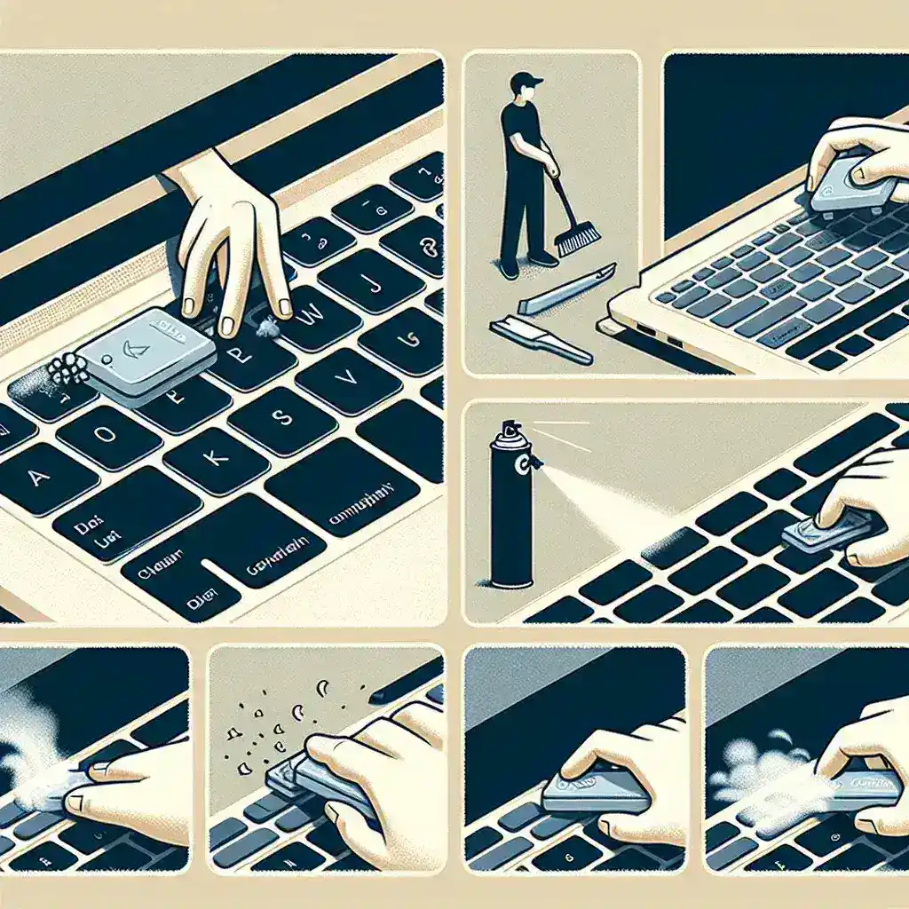 Simple Ways to Safely Clean Under Laptop Keyboard Keys