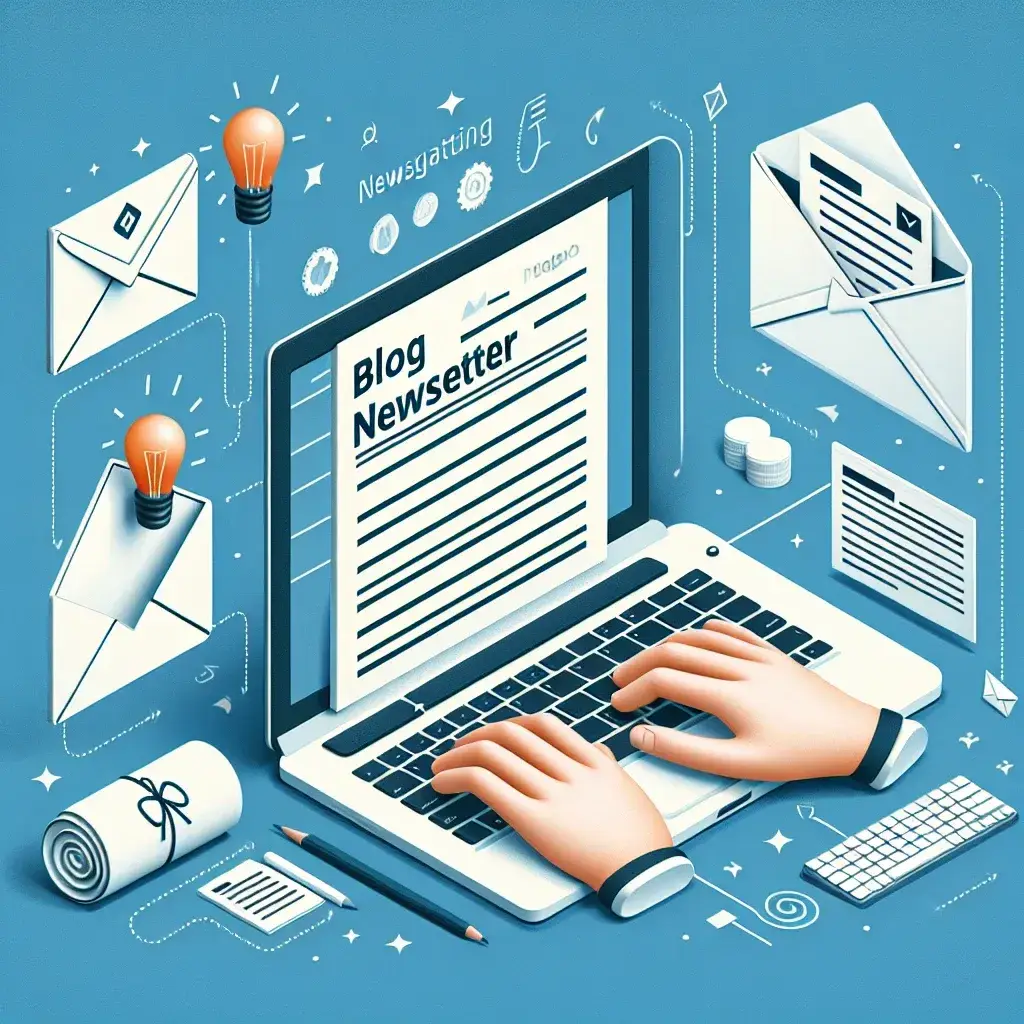 How do I create a blog newsletter?